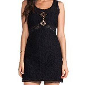 Free People Goth Chain Lace Dress